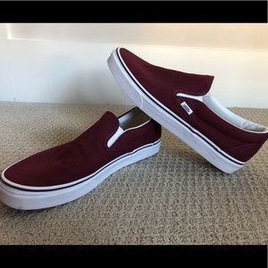 Maroon Slip-on Vans